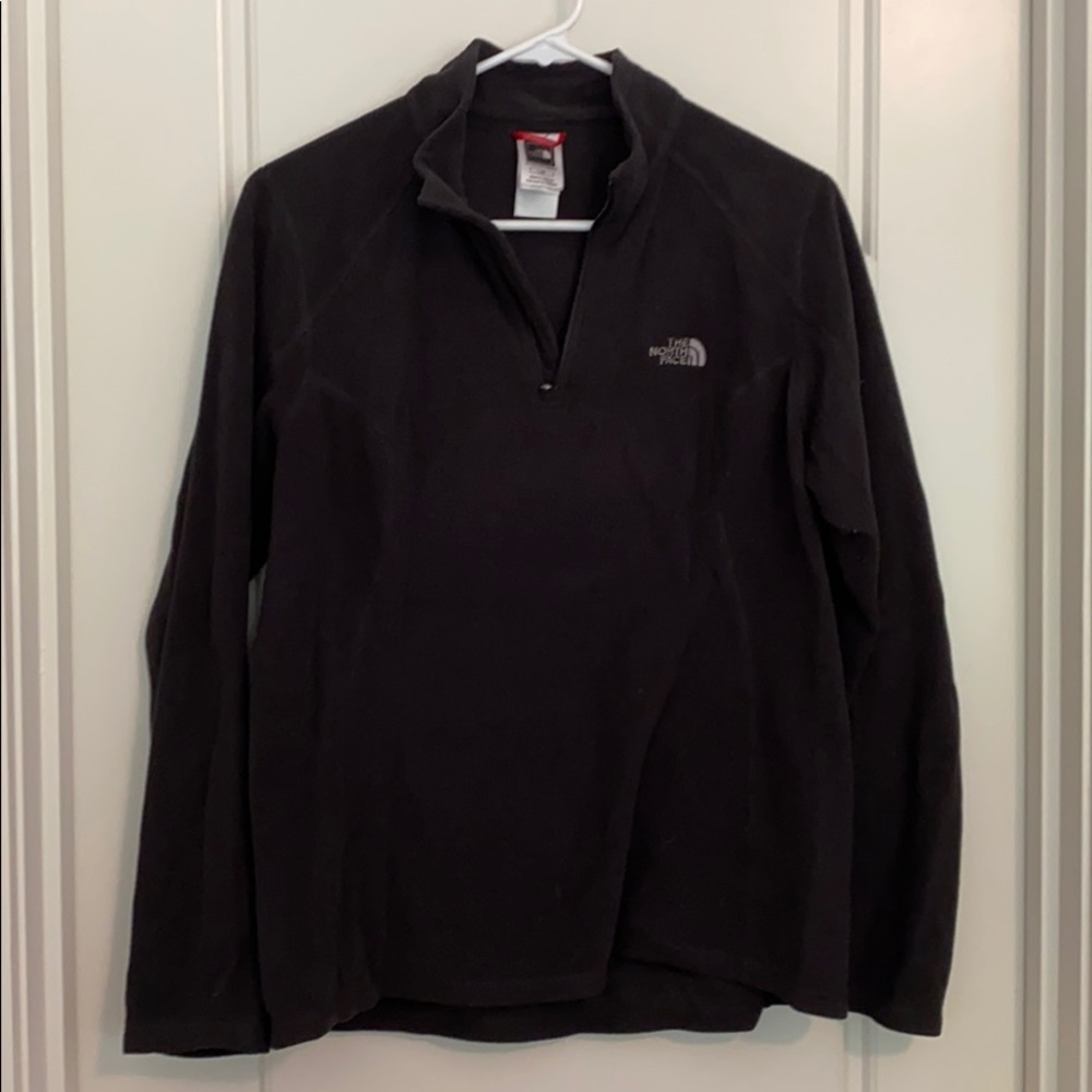 Women’s The North Face quarter zip pullover black